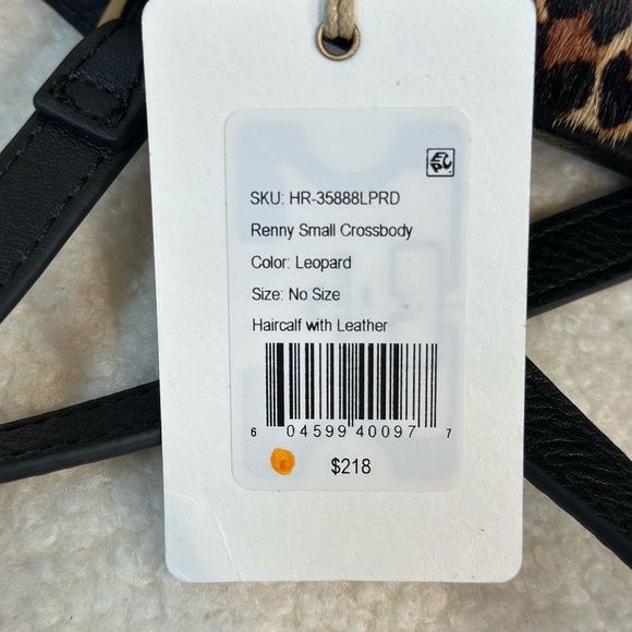 HOBO - Renny Small Crossbody Bag‎ Purse Leather Leopard Adjustable NWT - Picture 4 of 13
